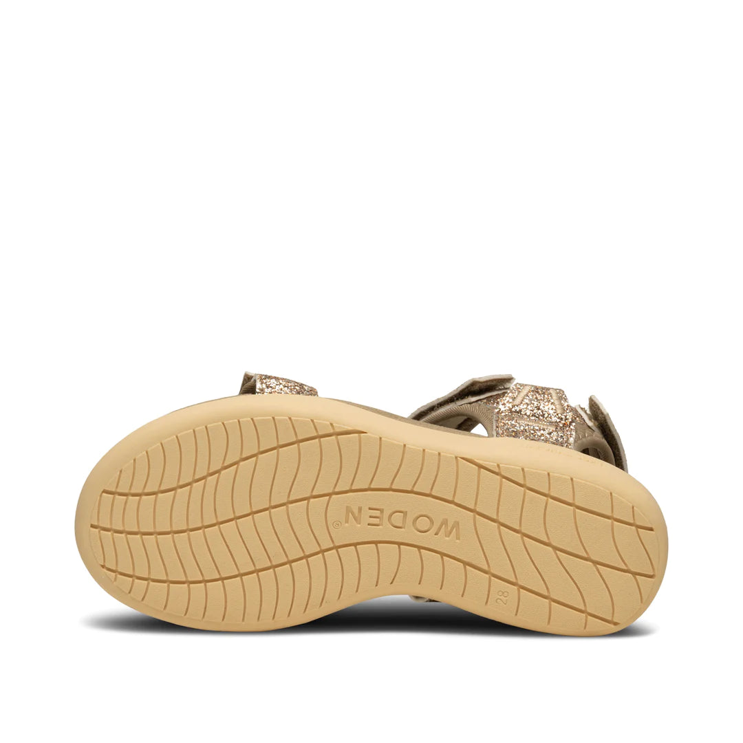 Woden Sandaler Cirkeline Glitter