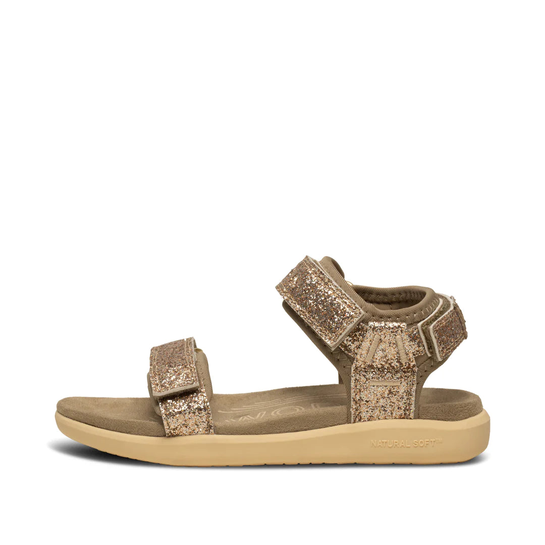 Woden Sandals Circle Glitter