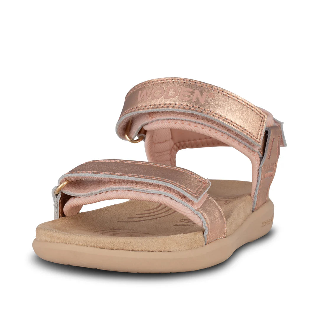 Woden Sandaler Cirkeline Metallic