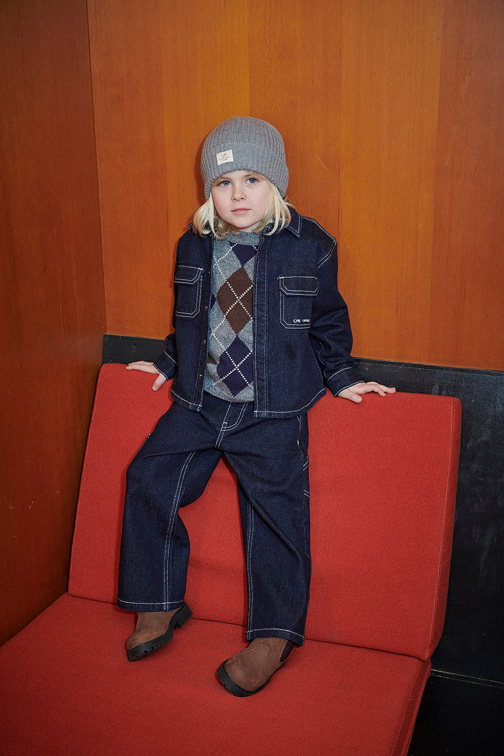 Copenhagen Colors Vest Argyle Uld
