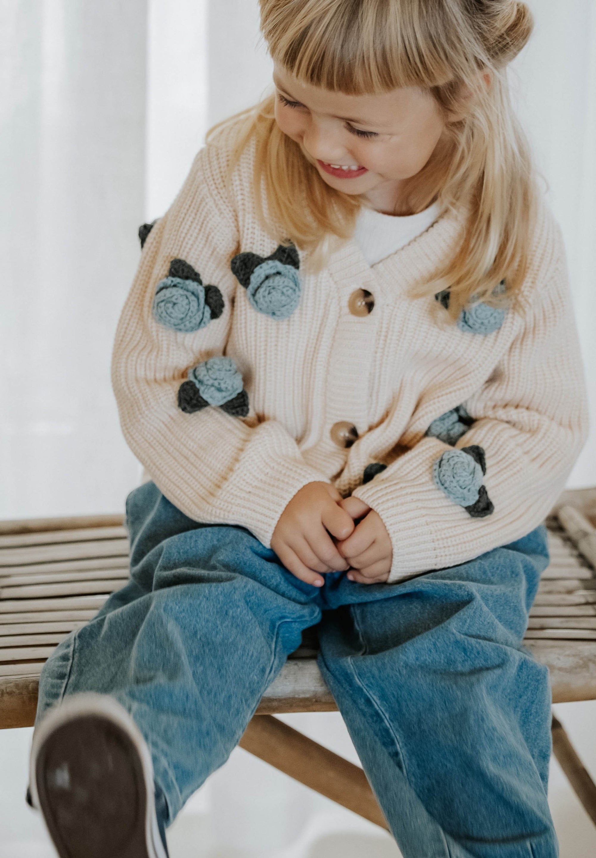 Fliink Cardigan Cool Flower