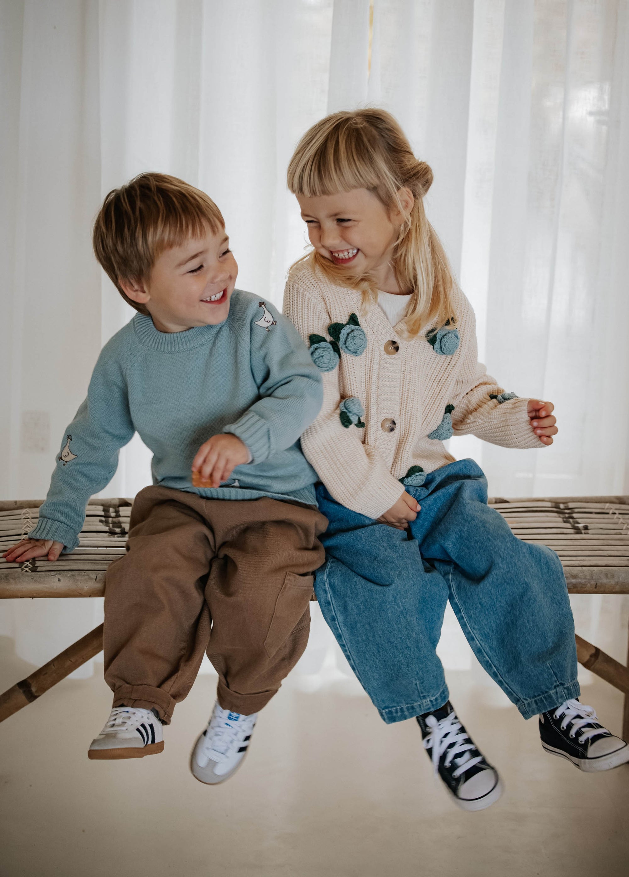 Fliink Cardigan Cool Flower