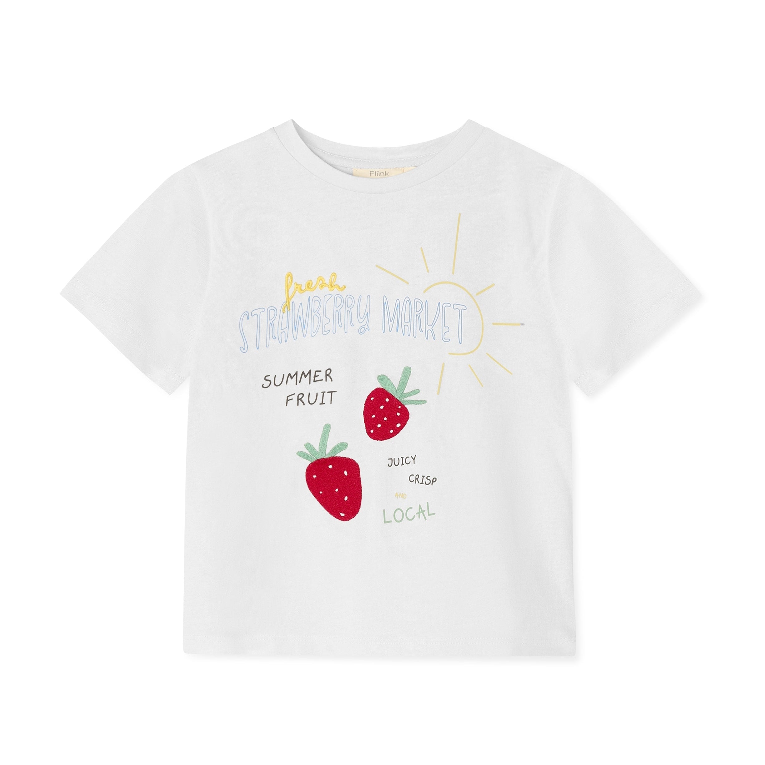 Fliink T-shirt Sommer Strawberry