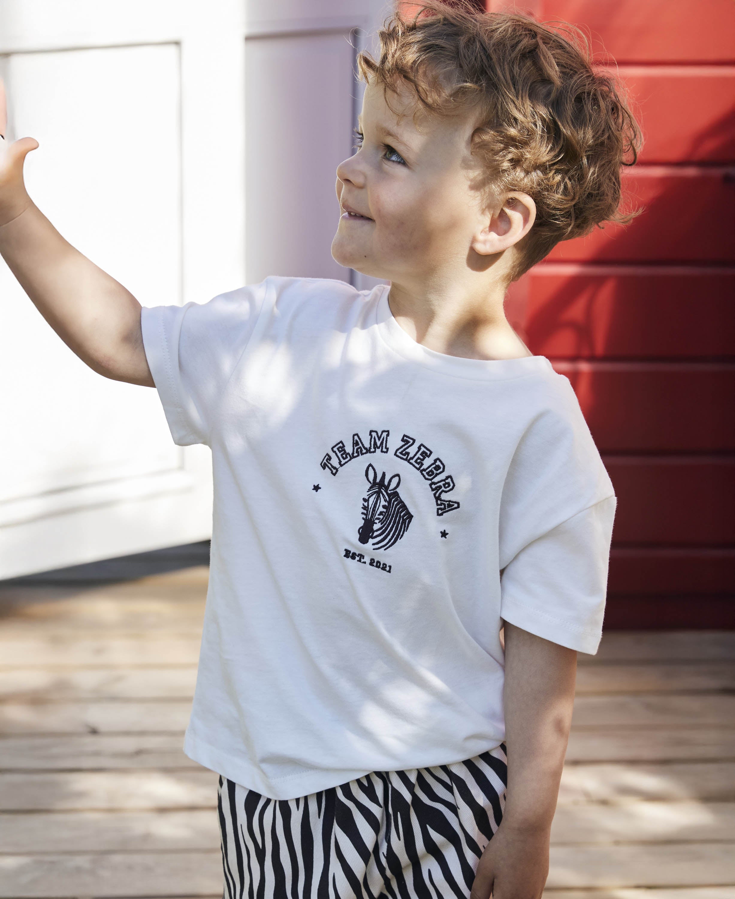Fliink T-shirt Sommer Zebra