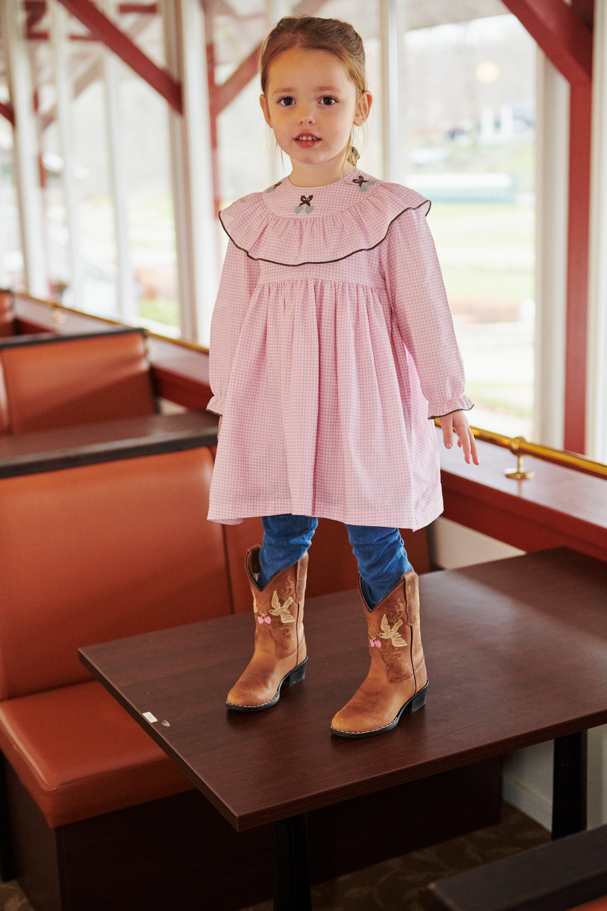 Copenhagen Colors Kjole Houndstooth