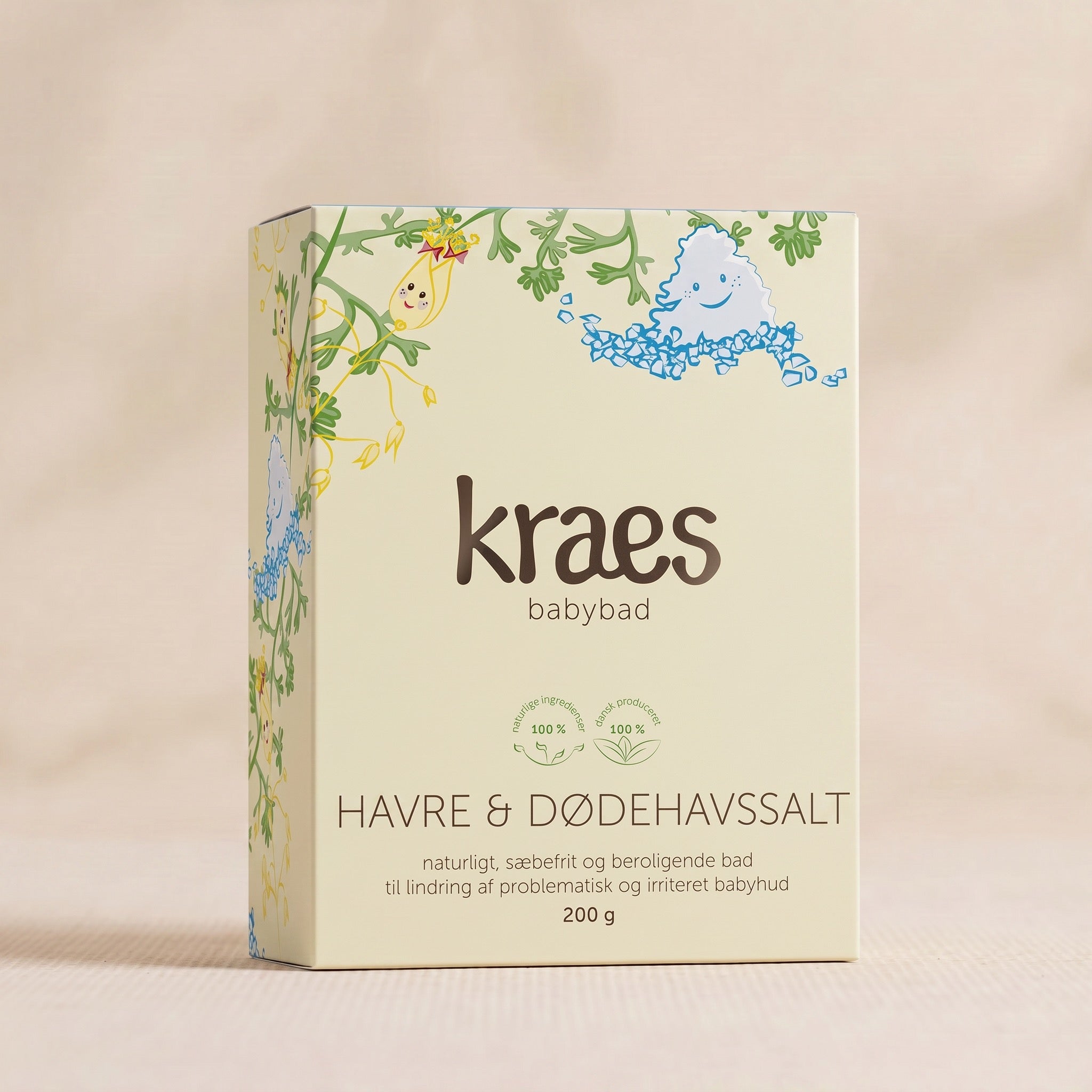 Kraes Baby Bath Oats &amp; Dead Sea Salt - 200 g