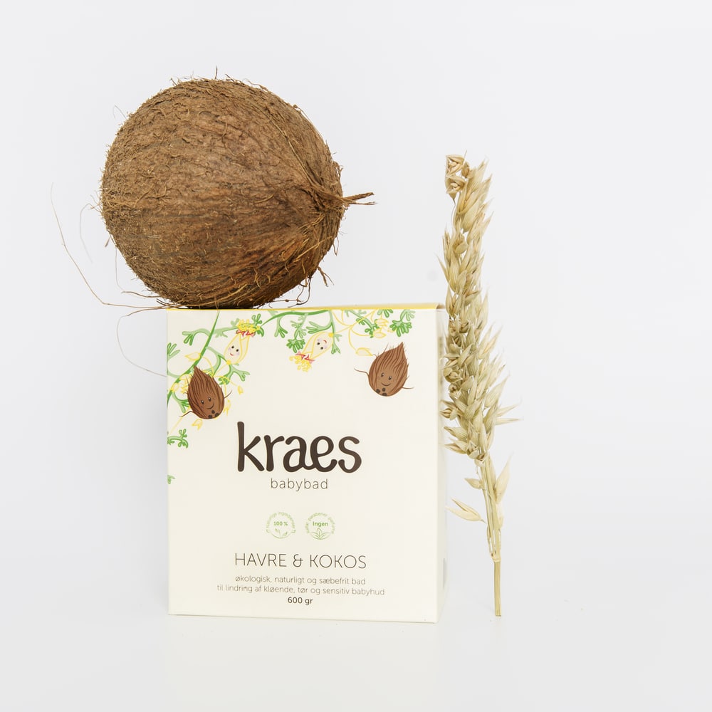 Kraes Babybad Havre & Kokos - 600 g