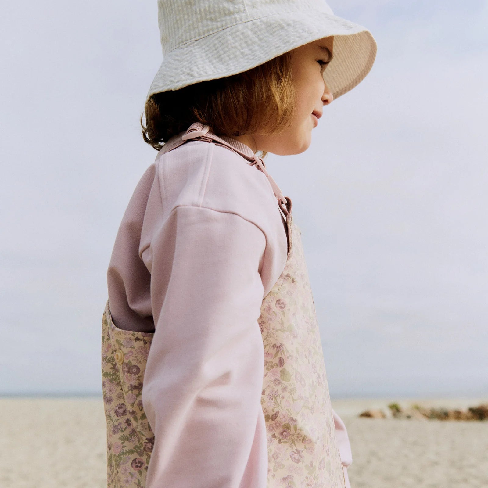 Wheat Sweatshirt Eliza Embroidery