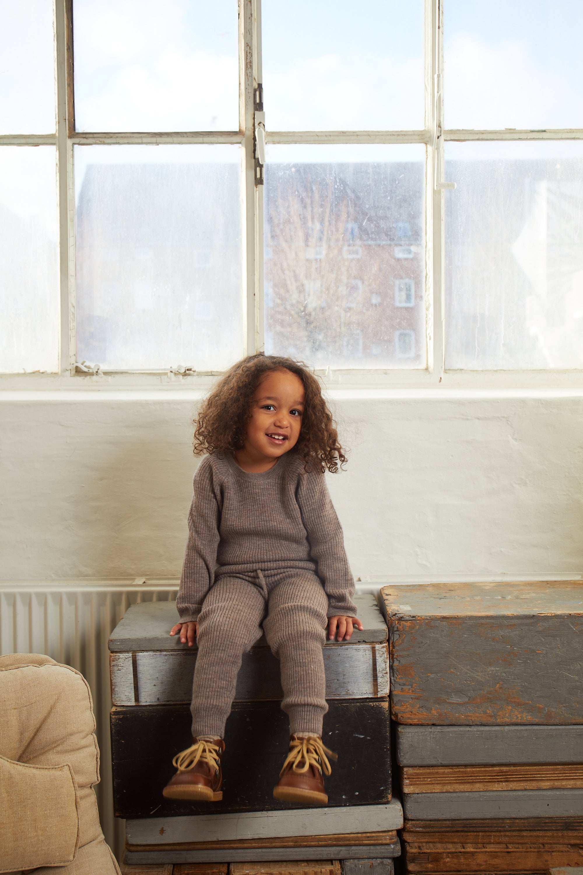 Copenhagen Colors Leggings Rib Merinould