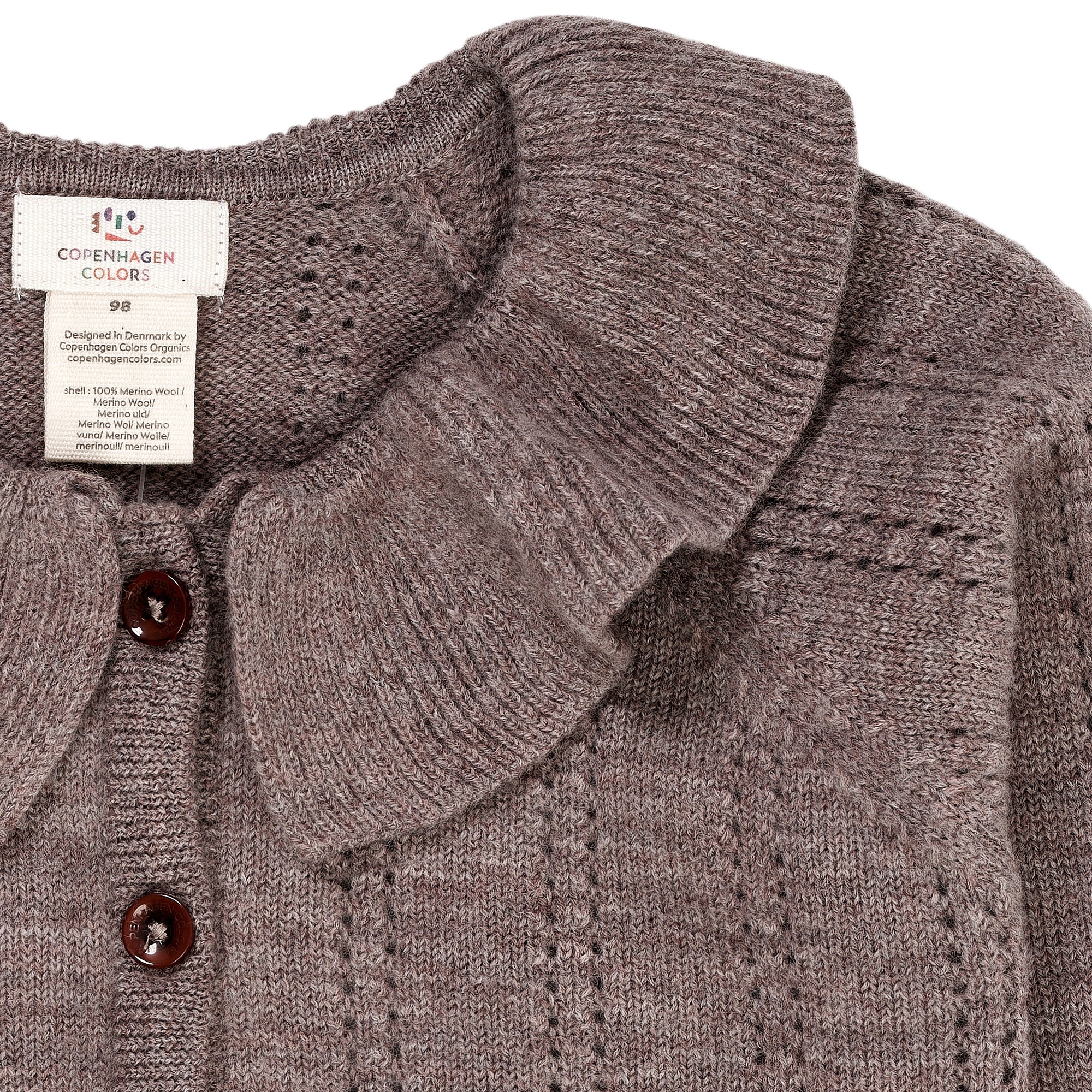 Copenhagen Colors Cardigan Merinould