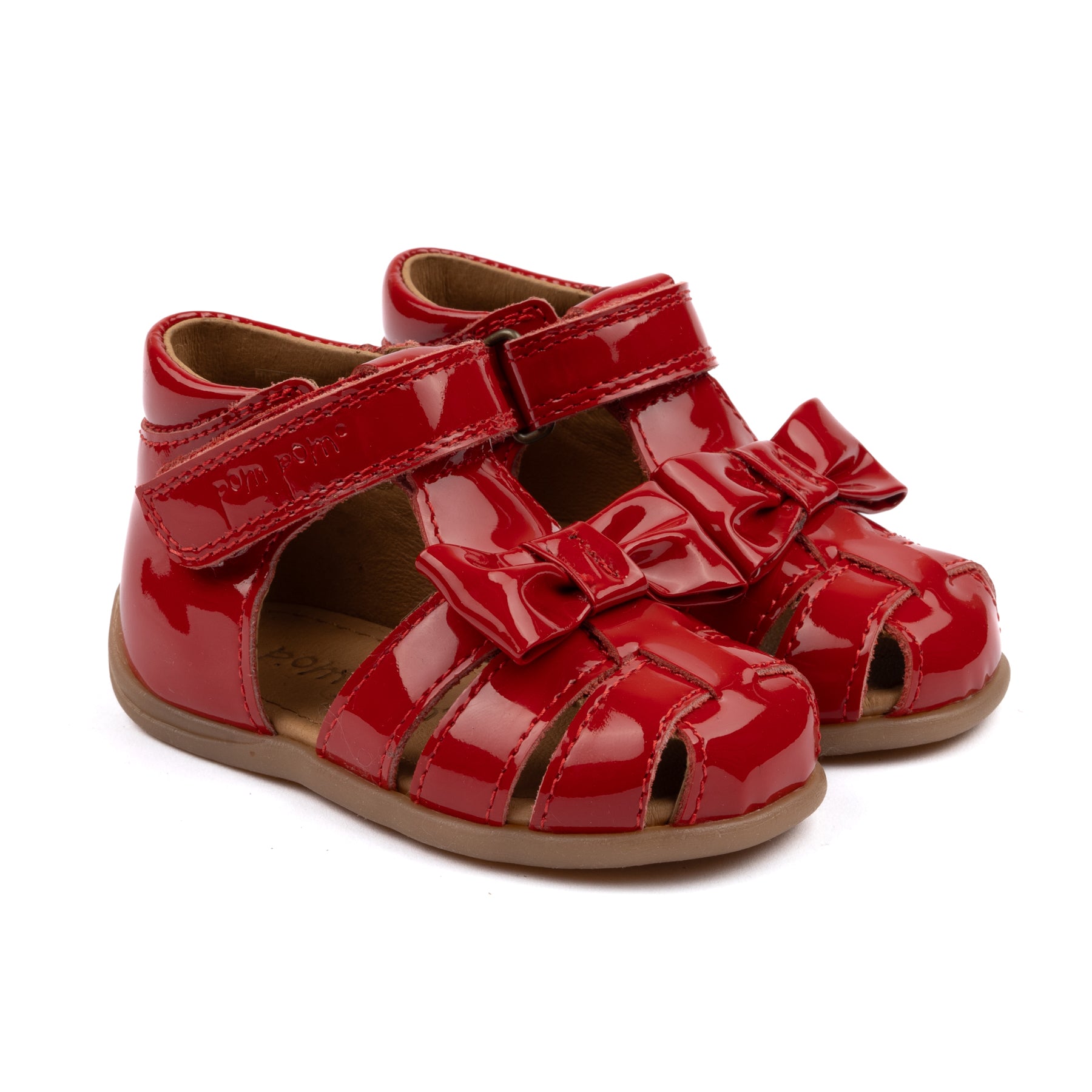 Pom Pom Sandaler Starters Bow Velcro