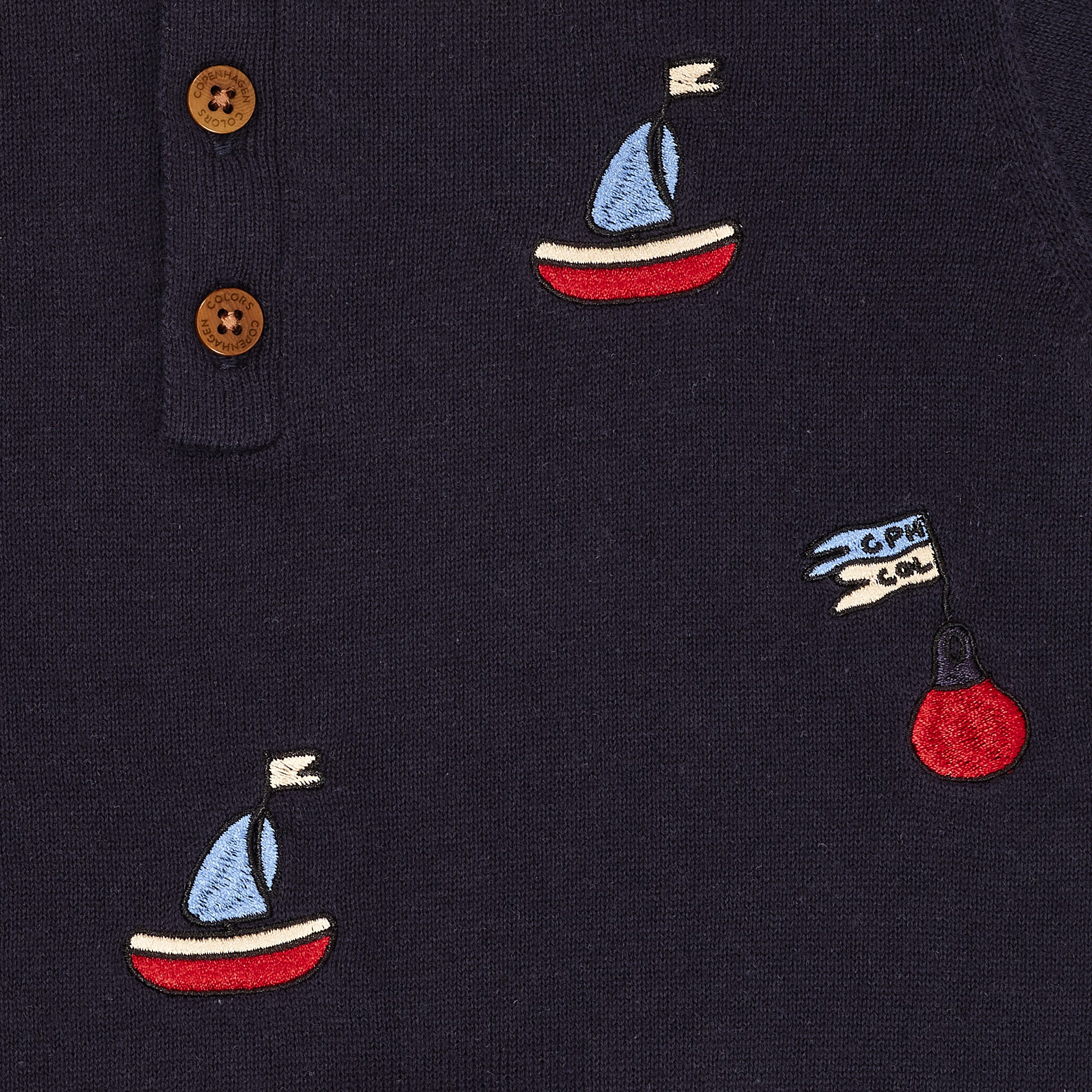 Copenhagen Colors Polo T-shirt Boats