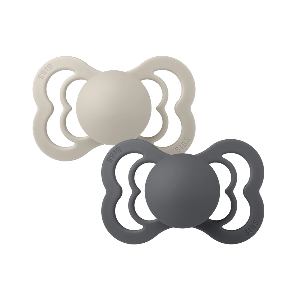 Bibs Sutter Supreme Silikone 2-pak Symmetrisk