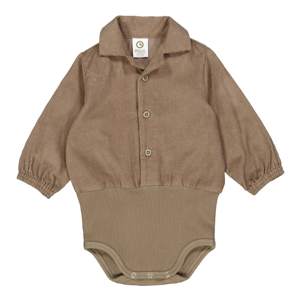 Müsli Skjortebody Fløjl