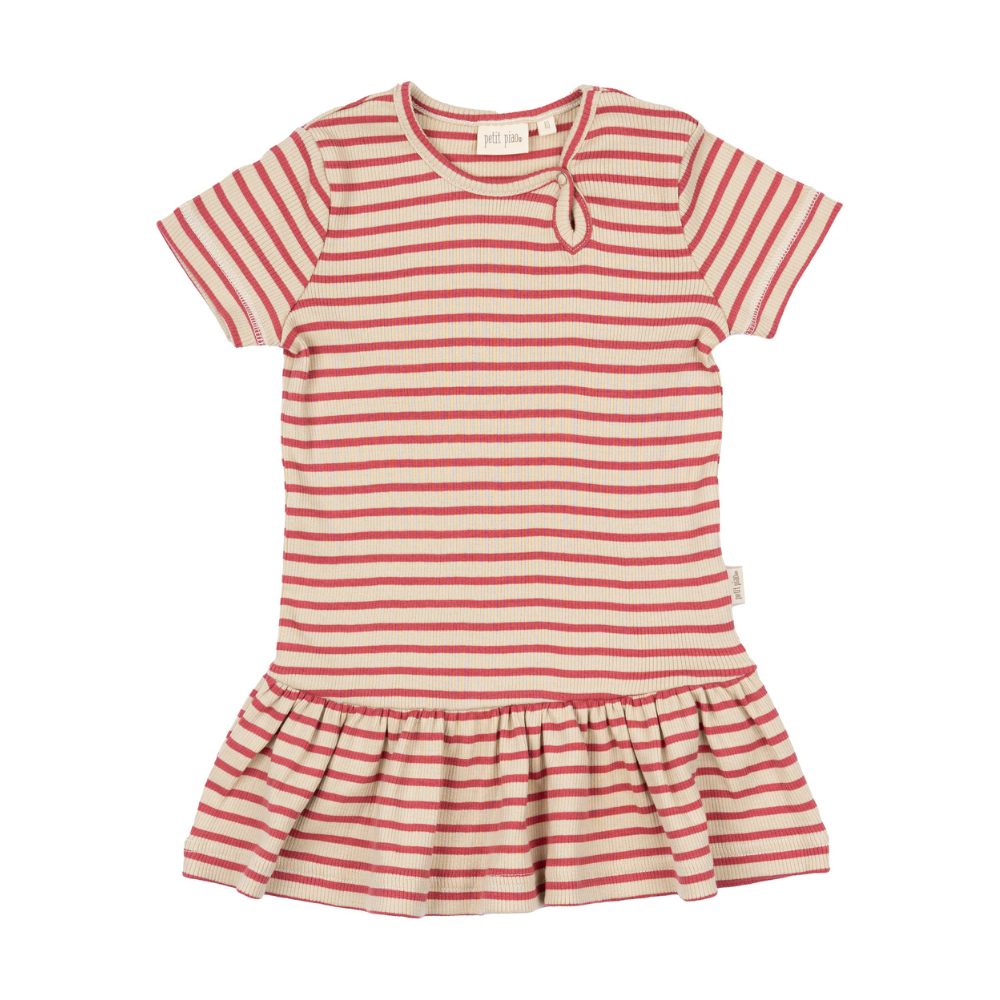 Petit Piao Kjole Stribet