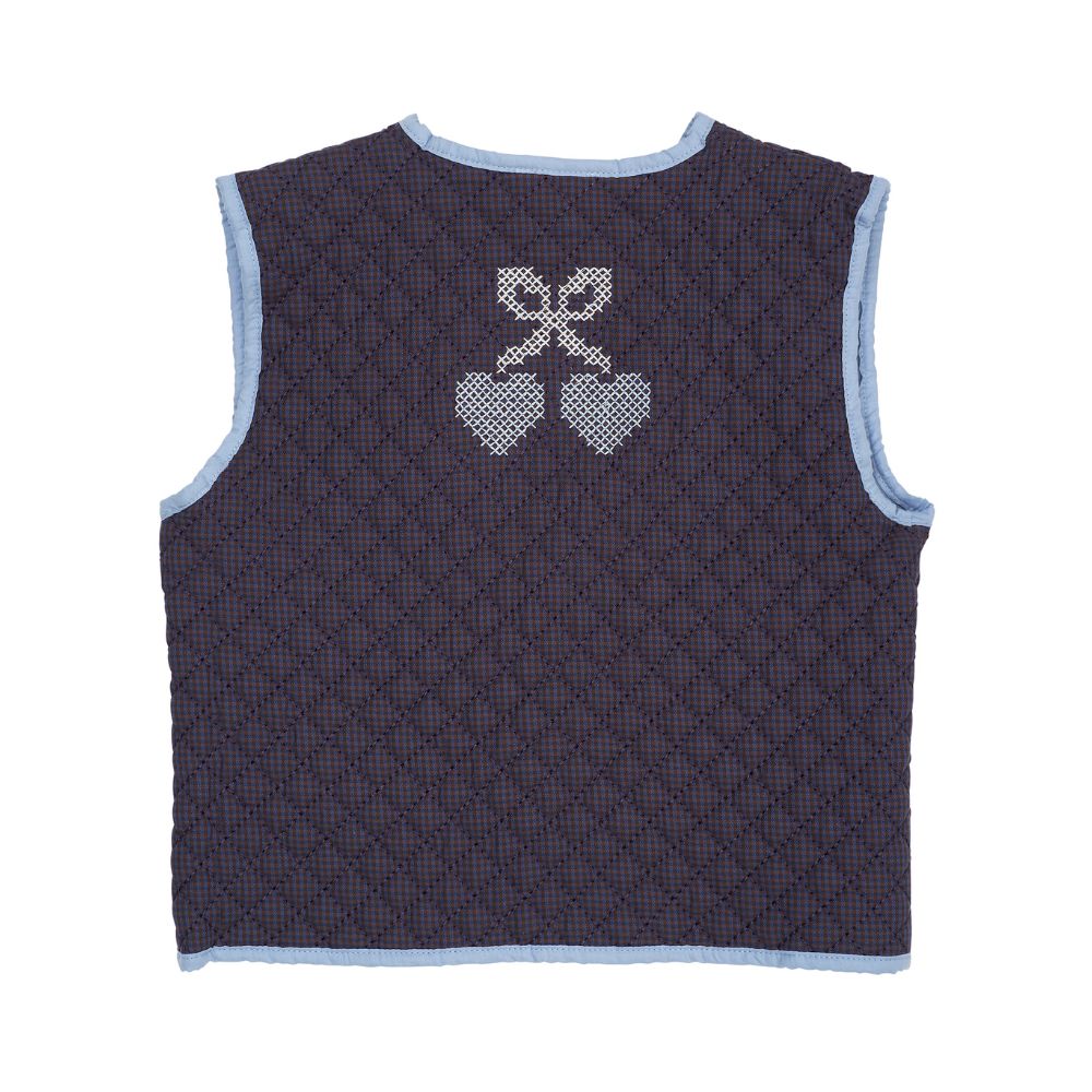 Copenhagen Colors Vest Checkered Quilted