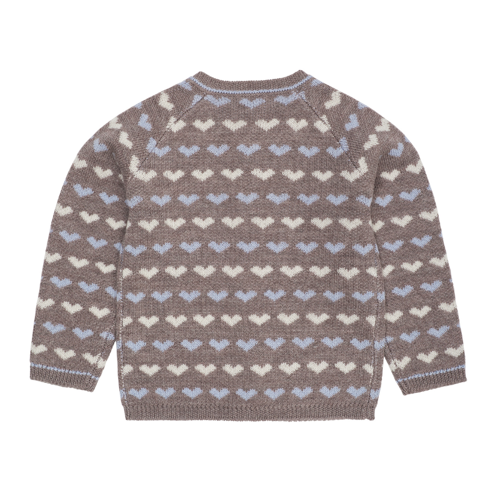 Copenhagen Colors Cardigan Heart Merinould