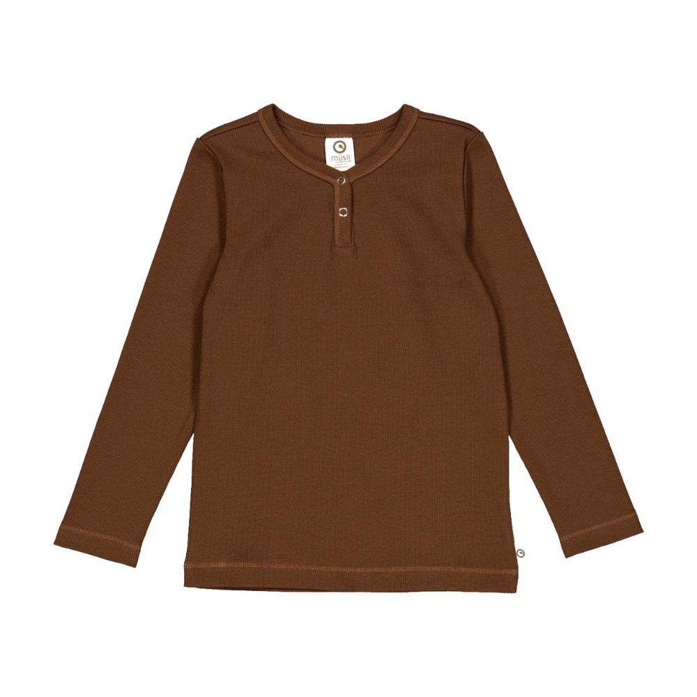 Müsli Bluse Cozy Me Rib Deco