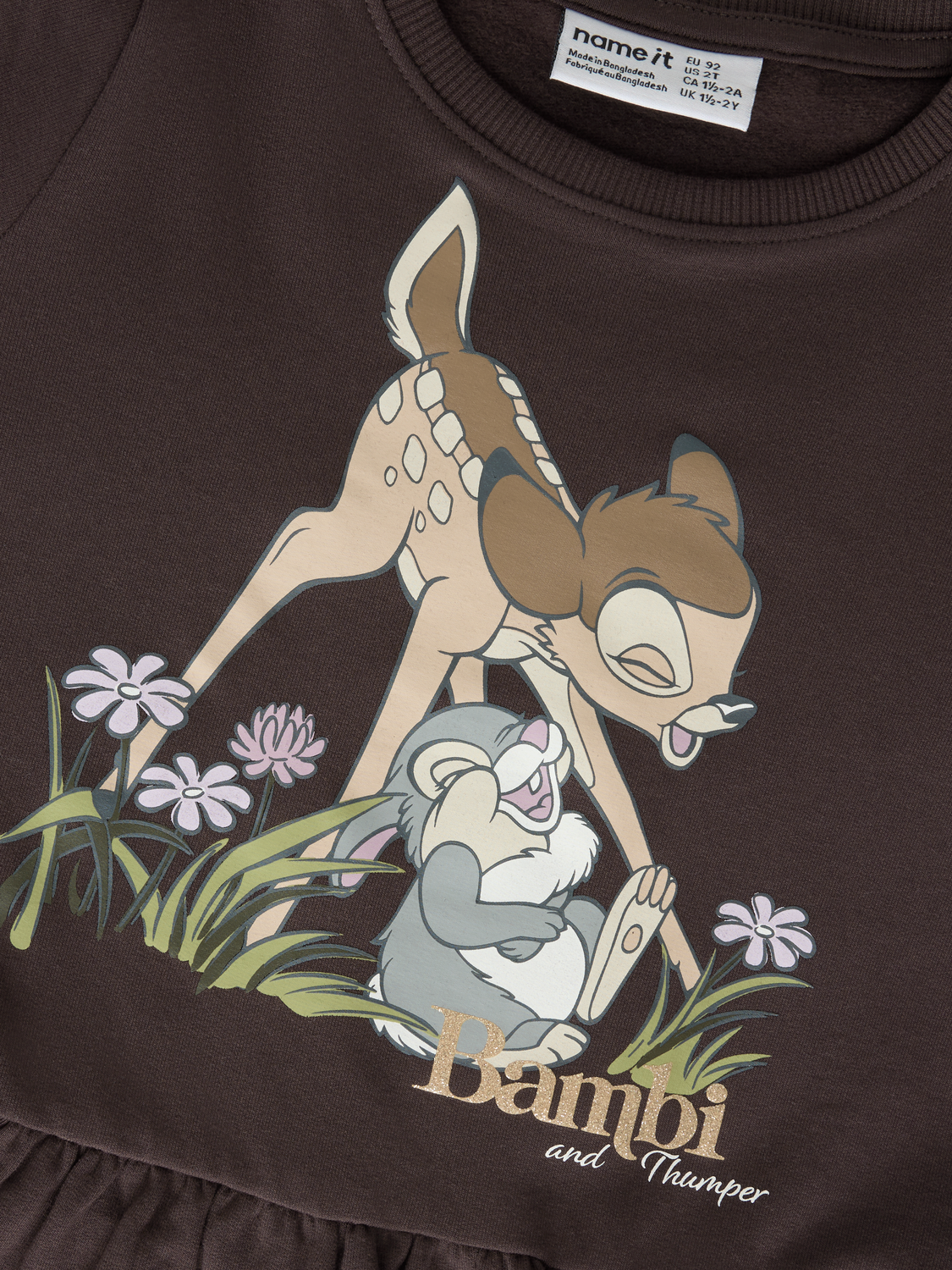 Name It Sweatshirtkjole Nora Bambi