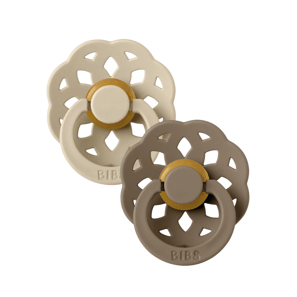 Bibs Pacifier Boheme Latex 2-pack Round