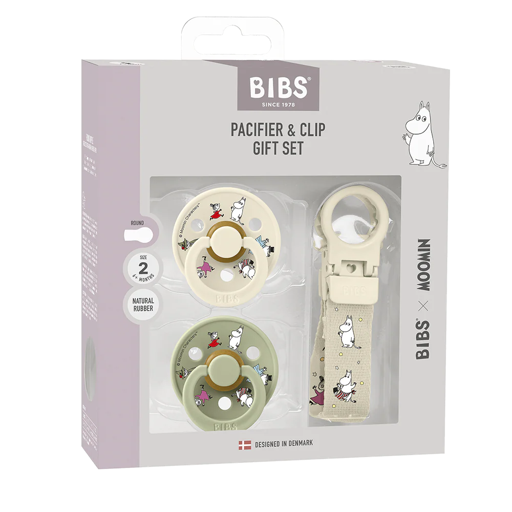 BIBS x Moomin Sutter & Loop Suttesnor Gavesæt