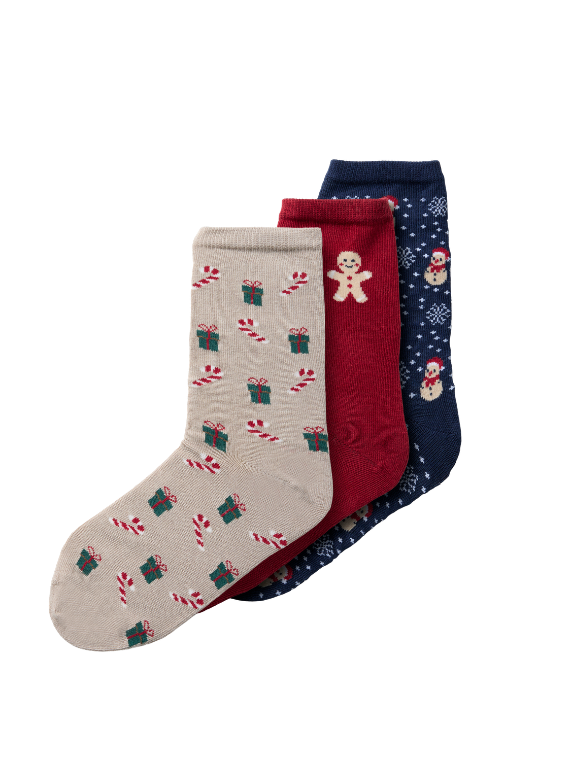Name It Strømper Richristmas 3-pak FORUDBESTILLING
