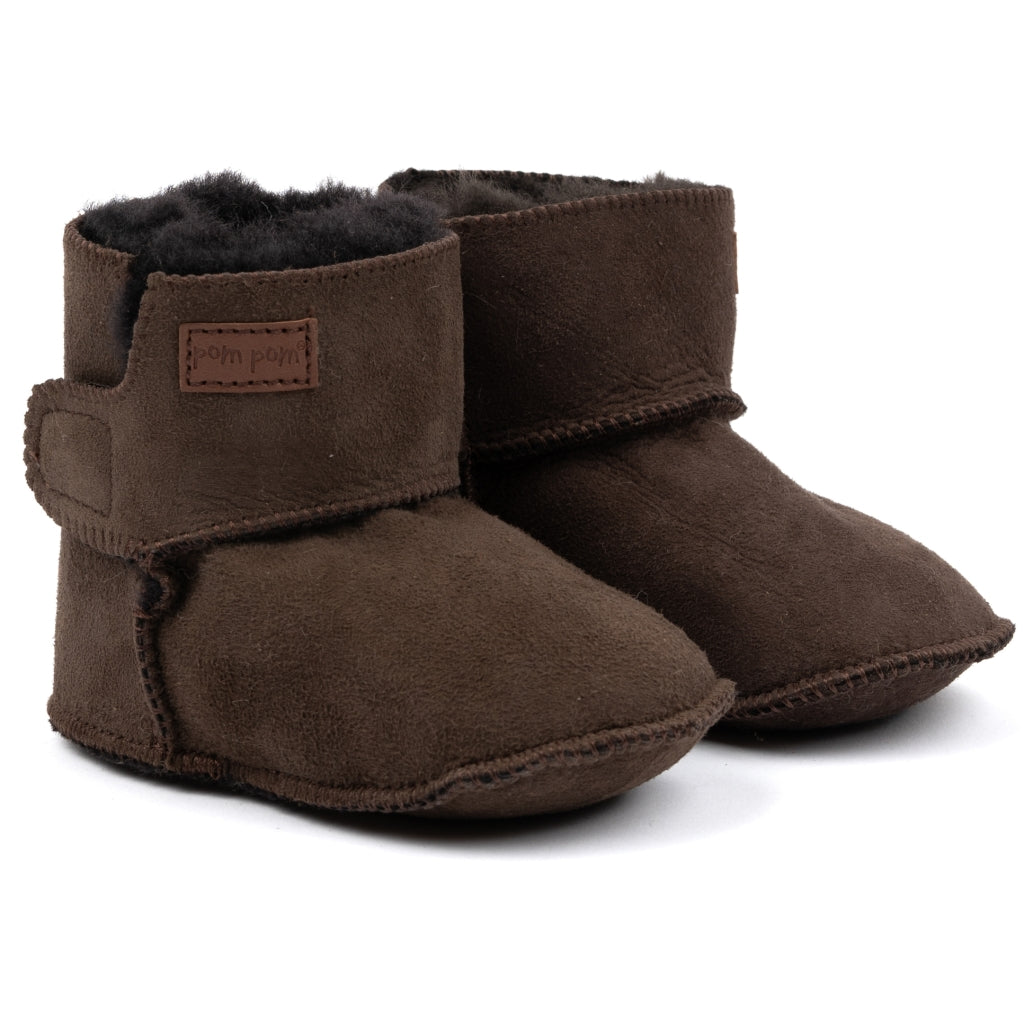 Pom Pom Slippers Lambskin