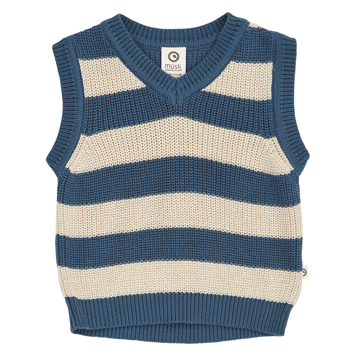 Müsli Strikvest Stripe