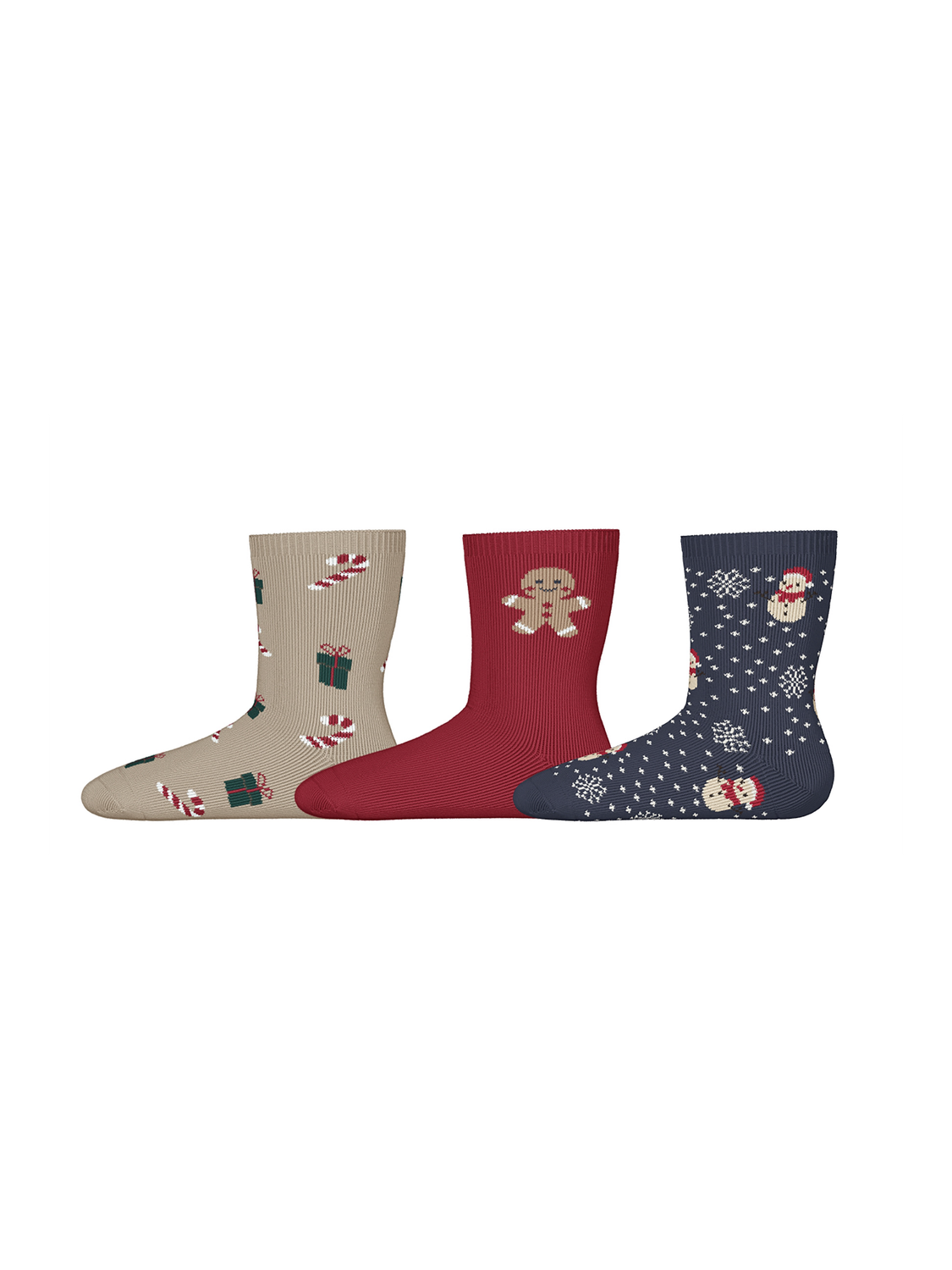 Name It Strømper Richristmas 3-pak FORUDBESTILLING