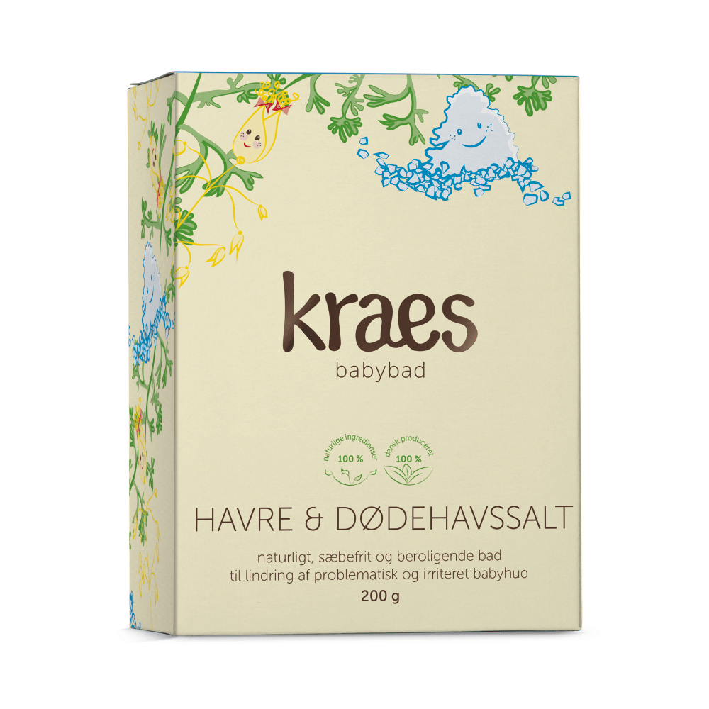 Kraes Babybad Havre & Dødehavssalt - 200 g